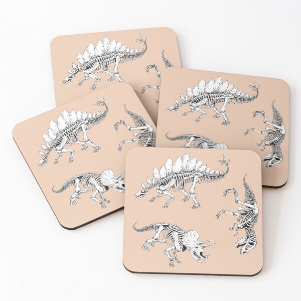Item preview, Dino Skeleton Collection, T-Rex, Stegosaurus and Triceratops designed and sold by peterned.