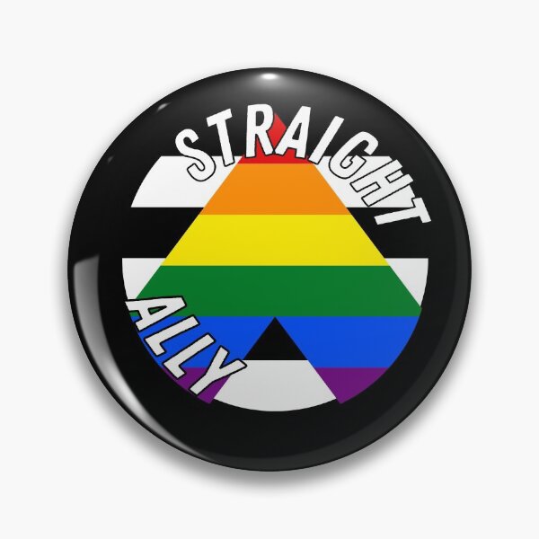 Item preview, Straight ally Sticker  designed and sold by JosTees96.