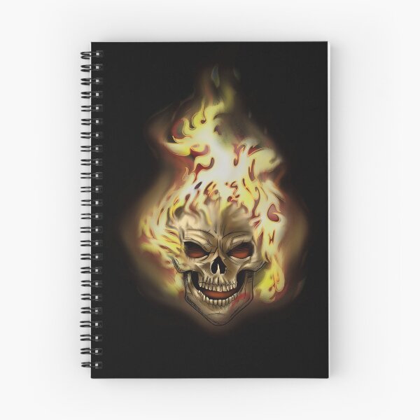 Item preview, Flaming skull  designed and sold by cfurguson.