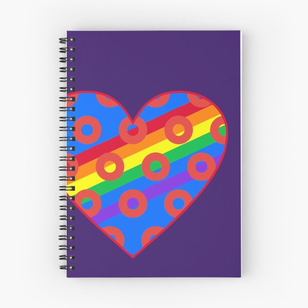 Item preview, Phish Donuts Heart with Rainbow Pride designed and sold by Normandie Rainwater.