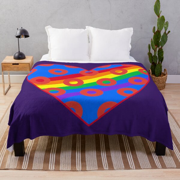 Item preview, Phish Donuts Heart with Rainbow Pride designed and sold by Normandie Rainwater.