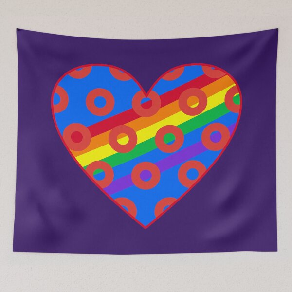 Item preview, Phish Donuts Corazón con Rainbow Pride designed and sold by Normandie Rainwater.