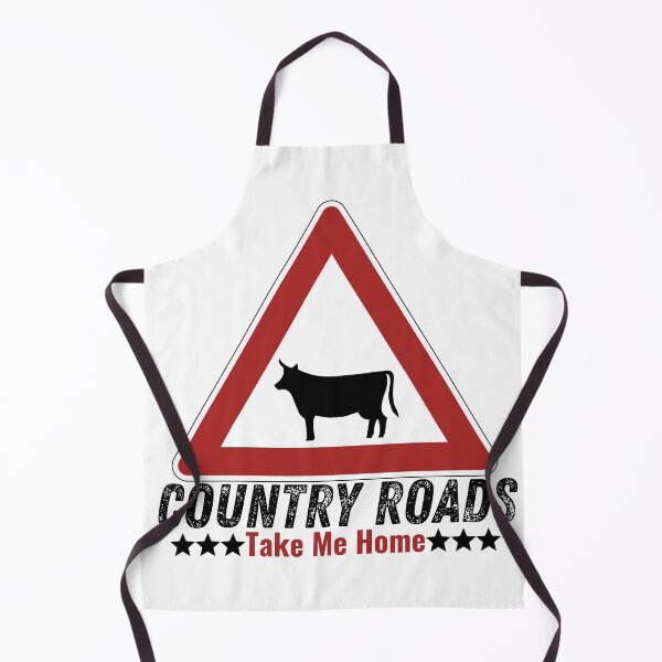 Item preview, Country Roads take me home Truck Crossing Sign designed and sold by Mary Maple.