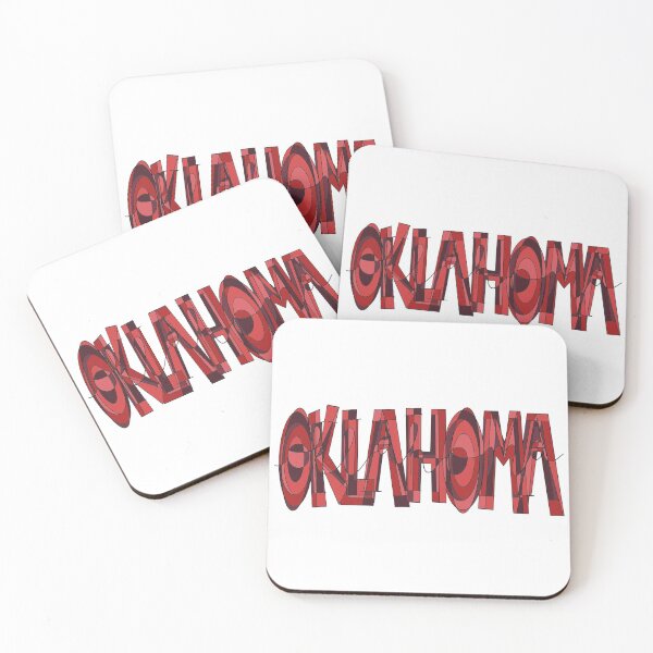 Item preview, Red Oklahoma Word Doodle designed and sold by klaireep.