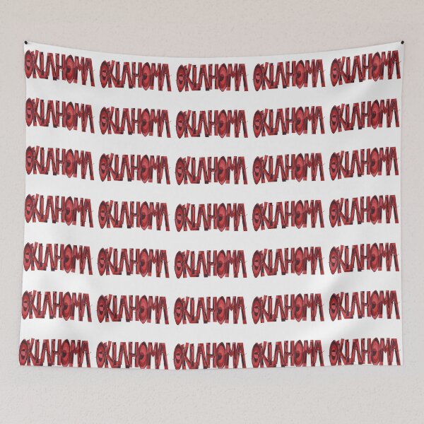 Item preview, Red Oklahoma Word Doodle designed and sold by klaireep.