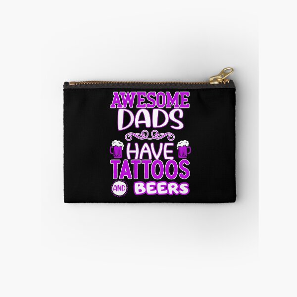 Item preview, awesome dads have tattoos and beers designed and sold by FurioInc.
