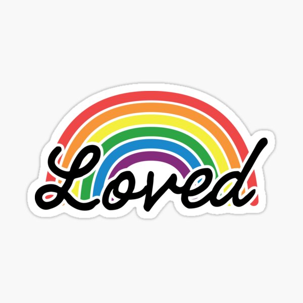 Pride Family Rainbow Loved Sticker