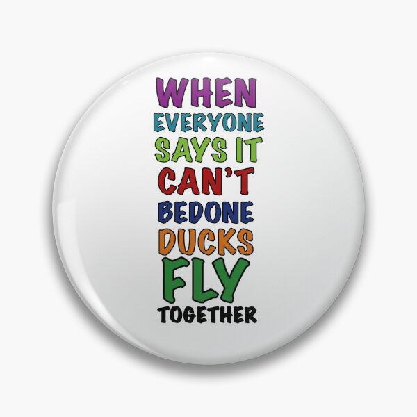 Item preview, Duck Fly Together designed and sold by The Celestial  Whovian.