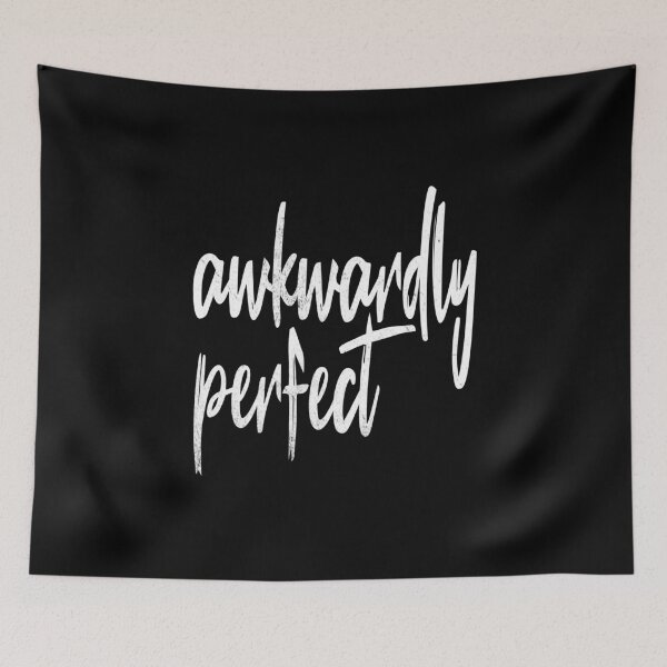 Item preview, awkwardly perfect - clumsy / clumsy perfect, vintage text designed and sold by Raeolus.