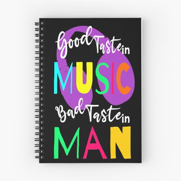 Item preview, Good Taste in Music Bad Taste in Man designed and sold by likebakerdo.