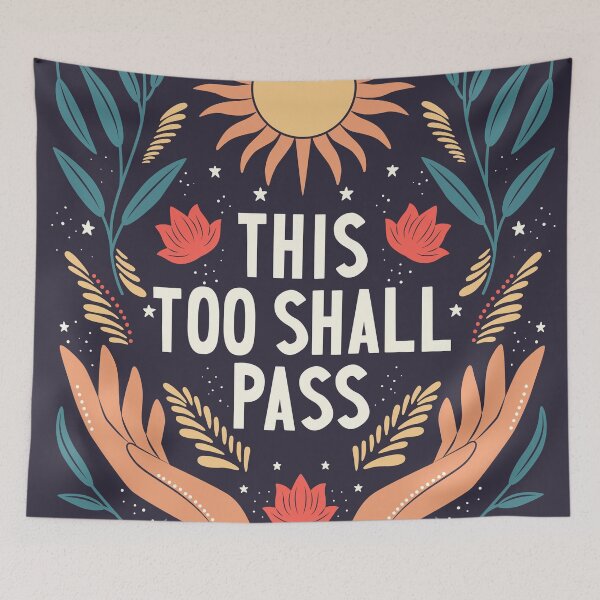 Item preview, This Too Shall Pass designed and sold by BlueLela.