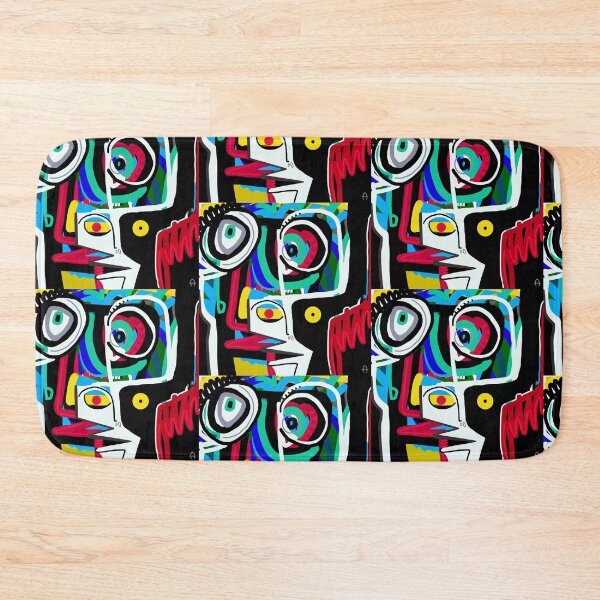 Item preview,  face expressionism, art brut designed and sold by AngelSpace.