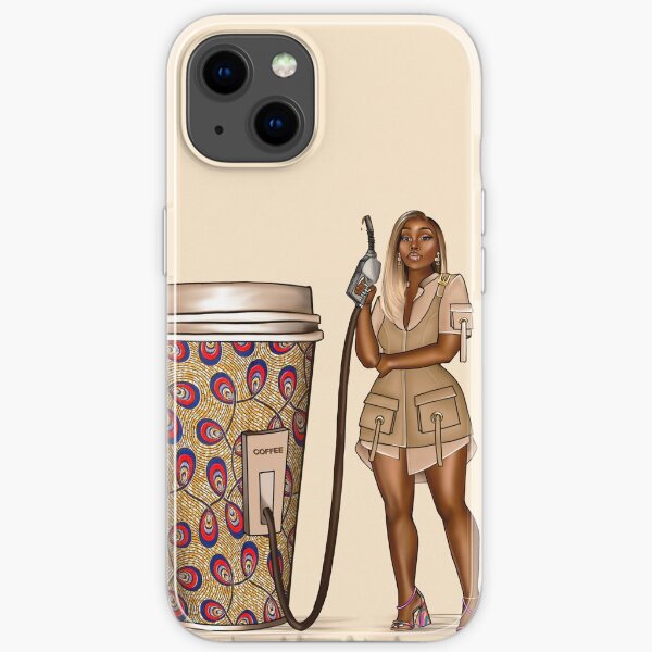 Ankara Coffee iPhone Soft Case