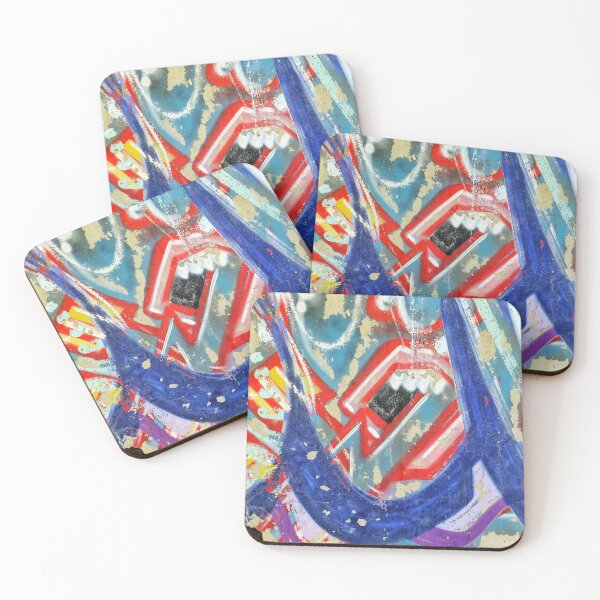 Item preview, Graffiti Mouth of Donna Laser, Wall knocked down designed and sold by Yes-Monkey.