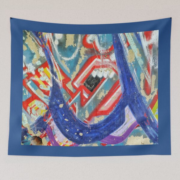 Item preview, Graffiti Mouth of Donna Laser, Wall knocked down designed and sold by Yes-Monkey.