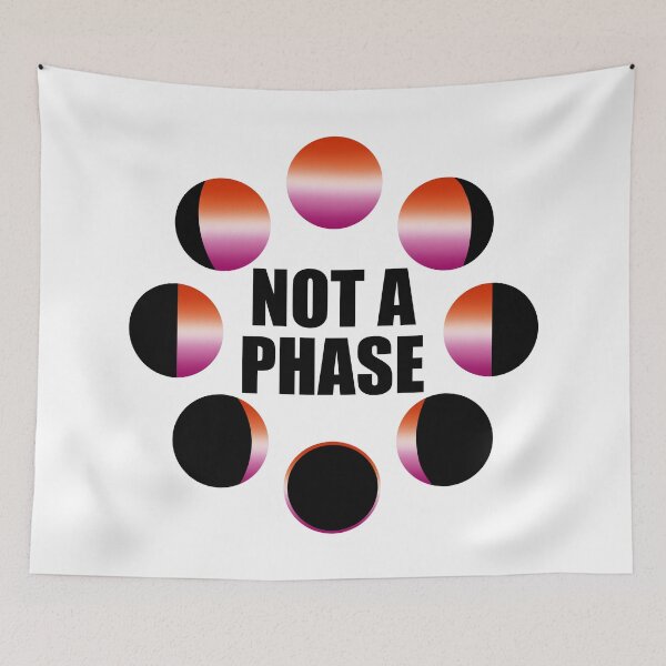 Item preview, Lesbian Pride | Not A Phase Design designed and sold by Xandra Winters.