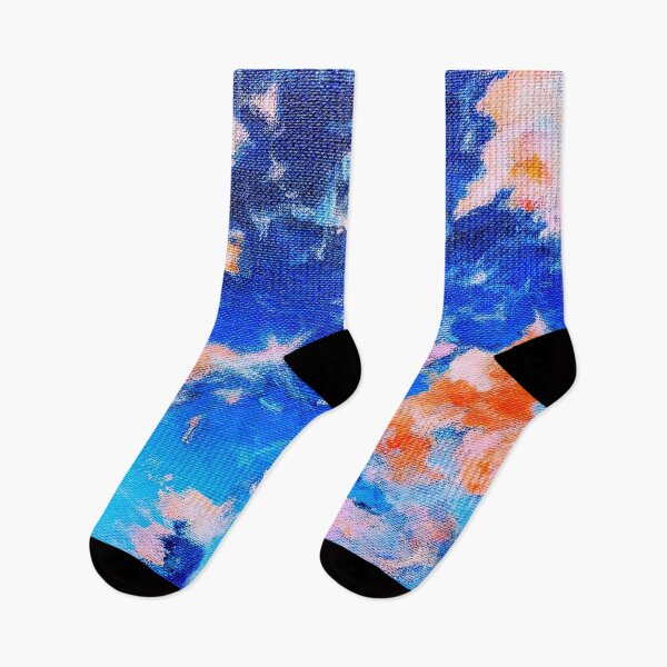 Item preview, Blue and orange sky designed and sold by fujinoart.