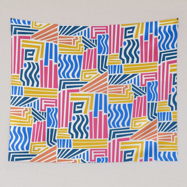 Item preview, Hand Drawn Colorful Pattern 02 designed and sold by Nfty-Planet01.