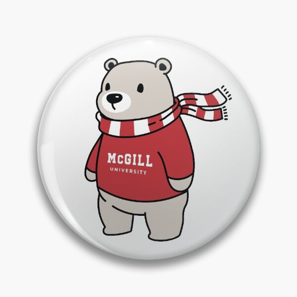Item preview, McGill University Bear With Sweater designed and sold by abigailwiley.