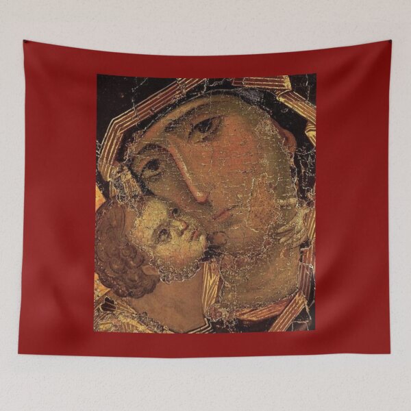 Item preview, The Virgin of Vladimir; Vladimir Mother of God, Our Lady of Vladimir;Theotokos of Vladimir designed and sold by AMDG Line.