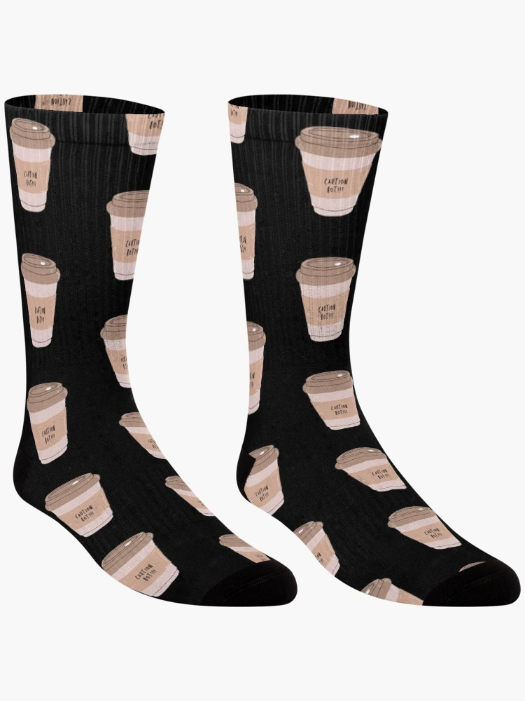 Thumbnail 3 of 5, Socks, Coffee designed and sold by MixStixShop.