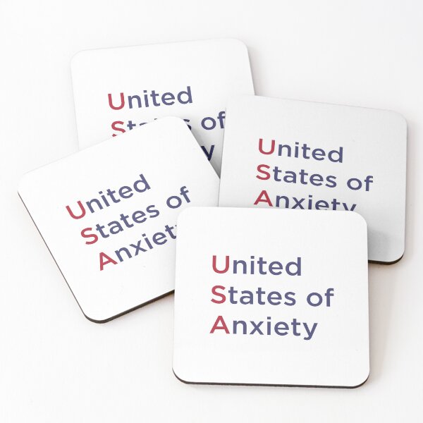 Item preview, United States of Anxiety designed and sold by OkGalerieRB.