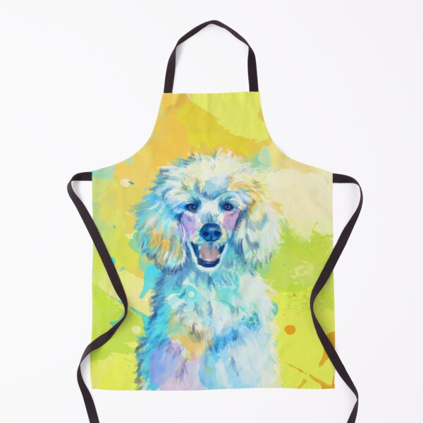 Item preview, Vibrant Life of a White Poodle designed and sold by Flo Art Studio.
