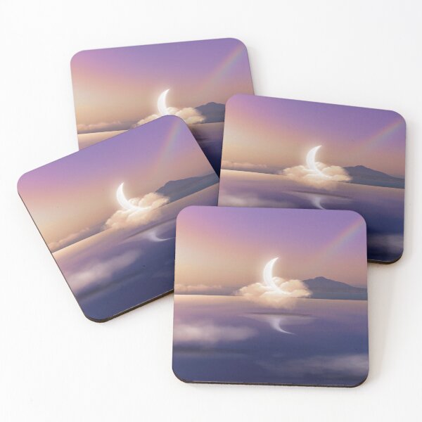 Item preview, Crescent Moon Infinity Pool Overlooking Mount Vesuvius designed and sold by thevaporbabe.