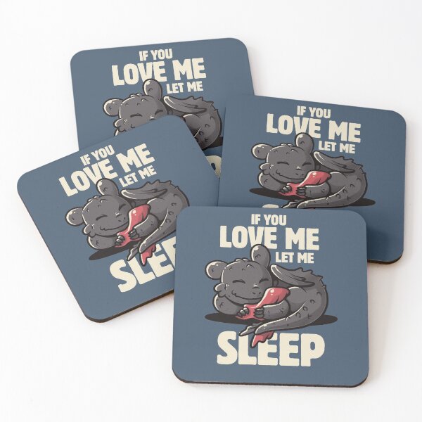 Item preview, If You Love Me Let Me Sleep Cute Lazy Dragon Gift designed and sold by EduEly.