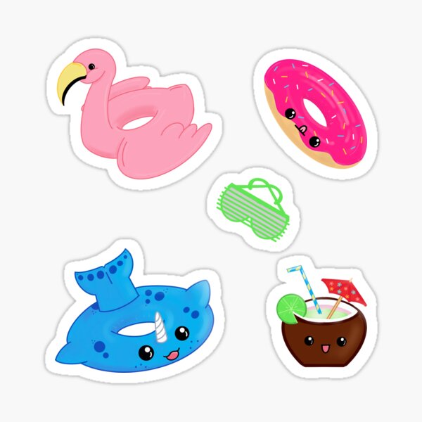 Pool party Stickers - Free people Stickers