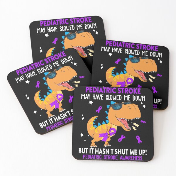 Artikelvorschau, Pediatric Stroke Awareness Dinosaurierliebhaber Pediatric Stroke Warrior Geschenk entworfen und verkauft von Sabfit.