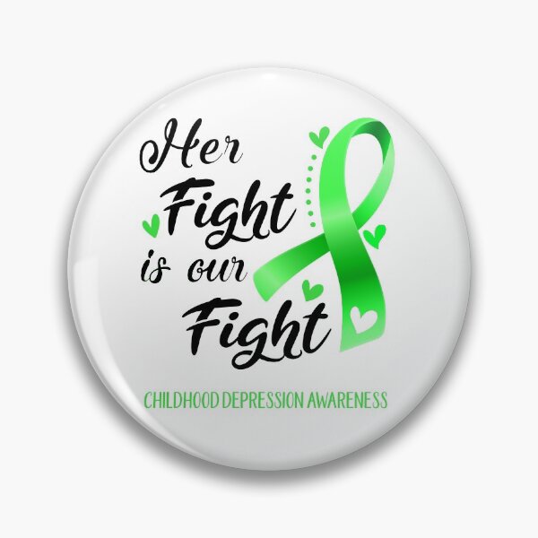 Item preview, Her Fight Is Our Fight Childhood Depression Awareness designed and sold by hvoid41.