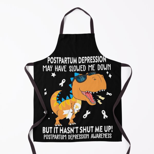 Item preview, Postpartum Depression Awareness Dinosaur Lover Postpartum Depression Warrior Gift designed and sold by Sabfit.