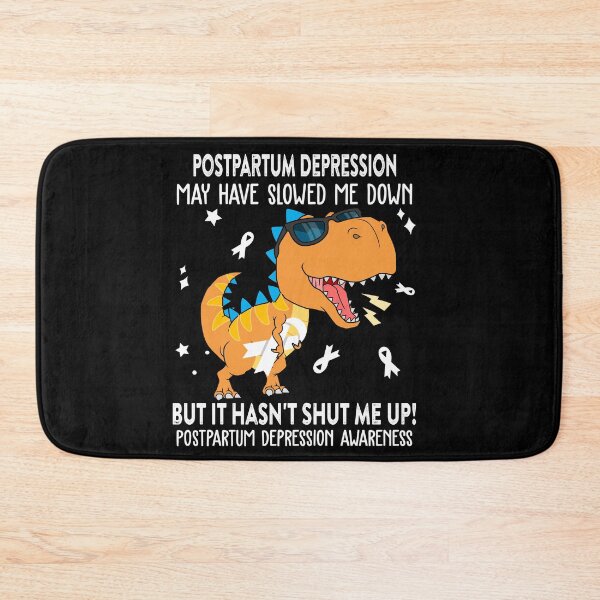 Item preview, Postpartum Depression Awareness Dinosaur Lover Postpartum Depression Warrior Gift designed and sold by Sabfit.