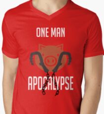 I'm a one man apocalypse Men's V-Neck T-Shirt