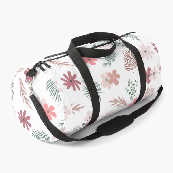 Item preview, Pastel pink floral boho design on white background designed and sold by KamTamDesigns11.