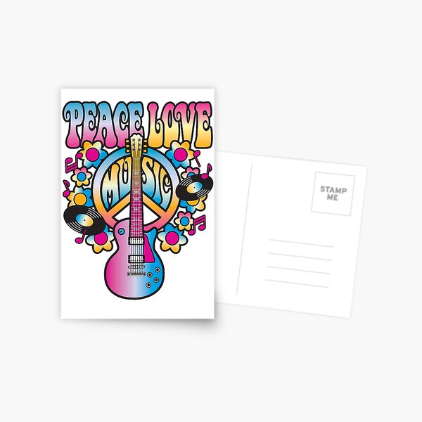 Item preview, Peace, Love and Music designed and sold by Lisann.