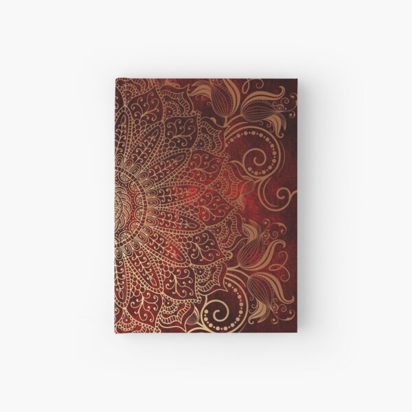 Golden Mandala Hardcover Journal