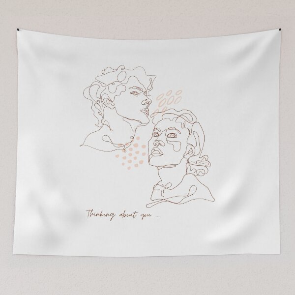 Item preview, t-shirt thinking about you , love, like , girlfriend , boyfriend , wife , husband  designed and sold by NOURnina.