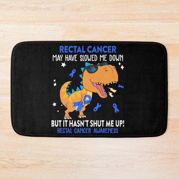 Item preview, Rectal Cancer Awareness Dinosaur Lover Rectal Cancer Warrior Gift designed and sold by Sabfit.