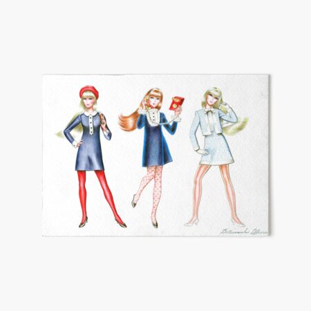 Anouk Series 5 "Alta Moda" Illustrations Art Board Print