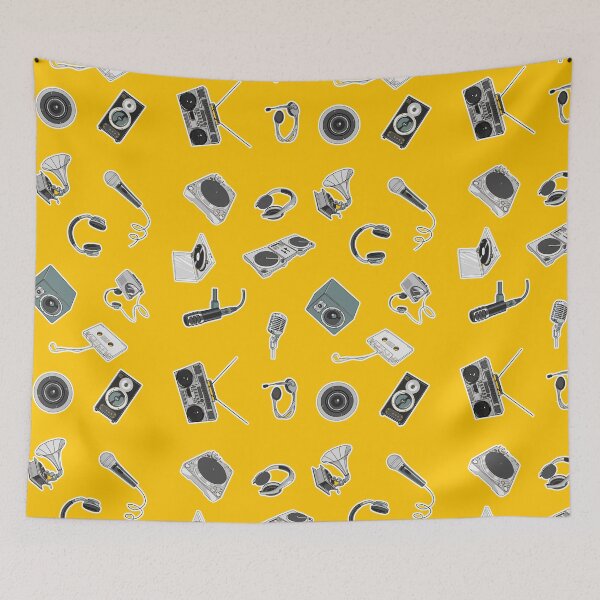 Item preview, Music, Sound equipment Design for Tapestry print on demand online apparel and Home decor designed and sold by Sunnyhova.