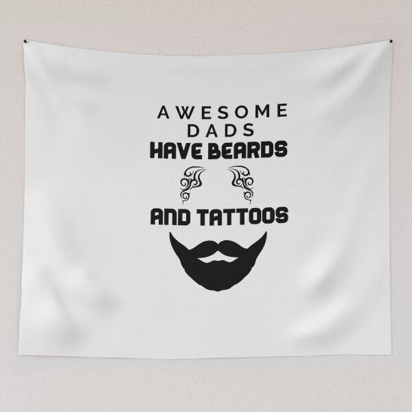 Item preview, Awesome Dads Have Beards and Tattoos designed and sold by aliaiffa.