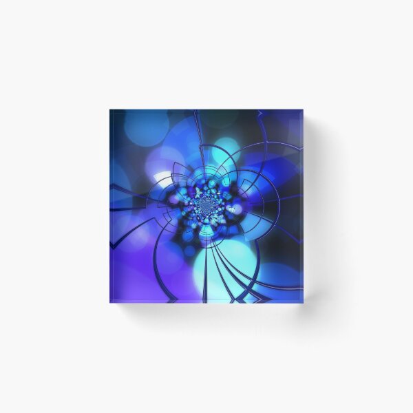 Artikelvorschau, Deep Bright & Intense Blue Fractal Design entworfen und verkauft von EarthArtDesigns.