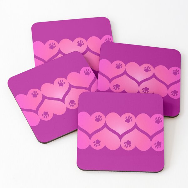 Item preview, Hearts, Hearts, Hearts - Paw of My Heart in Pink designed and sold by RawSunArt.