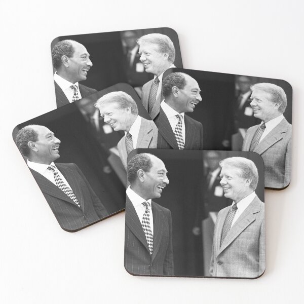 Item preview, Anwar Sadat and President Jimmy Carter - 1978 designed and sold by warishellstore.