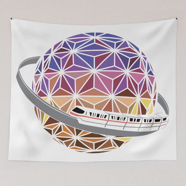 Item preview, Spaceship Saturn With Coral Monorail designed and sold by MedievalMagic.