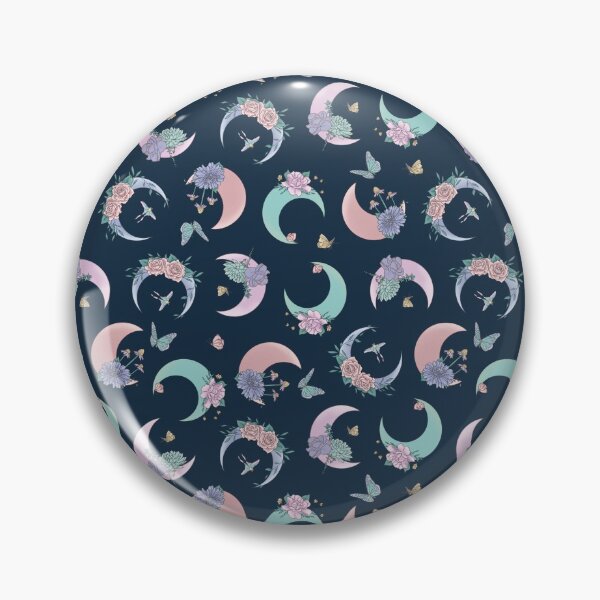 Item preview, Fly me to the moon navy tossed designed and sold by MoonSprites.