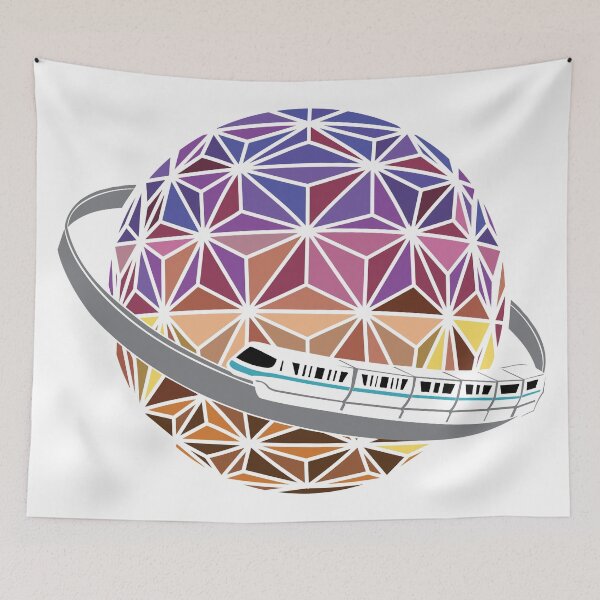Item preview, Spaceship Saturn With Teal Monorail designed and sold by MedievalMagic.