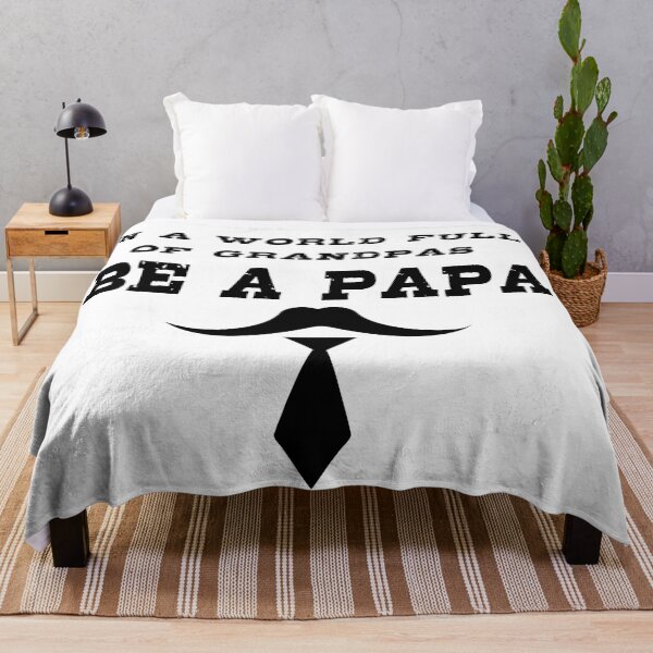 Item preview, In a World Full of Grandpas Be A Papa - Father's day designed and sold by Yasmine khalifa.